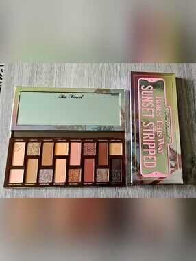 TOO FACED Born This Way Sunset Stripped Eyeshadow Palette NEW MSRP $58